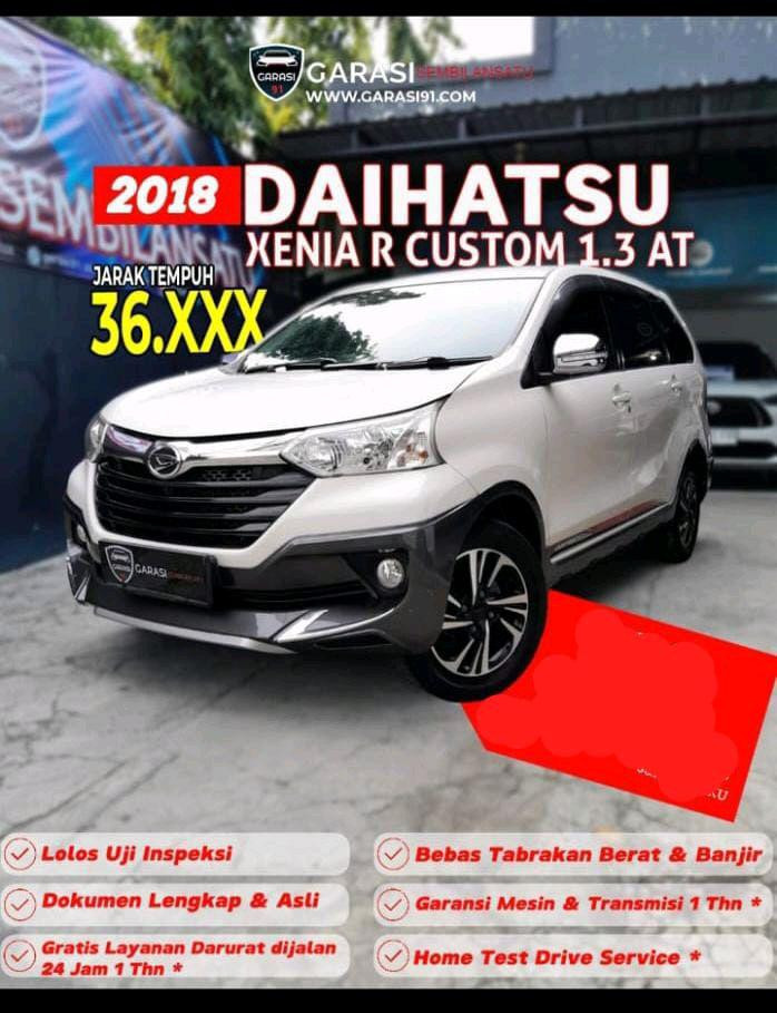 Daihatsu Xenia 1.3L R STD Automatic 2018