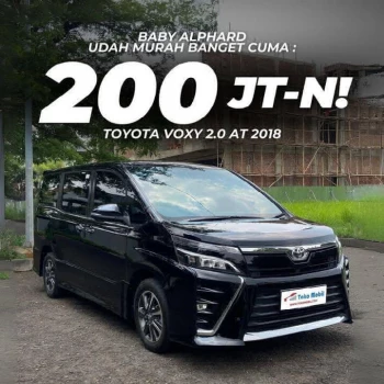 Toyota Voxy 2.0L Automatic 2018