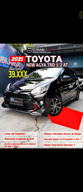 Toyota Agya 1.2L G TRD Automatic 2021