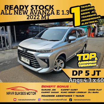 Toyota Avanza 1.3L E Manual 2022