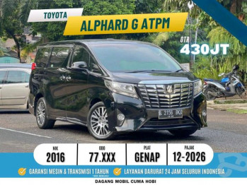 Toyota Alphard 2.5L G Automatic 2016