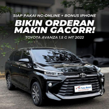 Toyota Avanza 1.5L G Manual 2022
