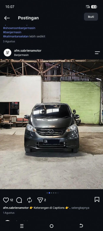 Honda Freed 1.5L S Automatic 2014
