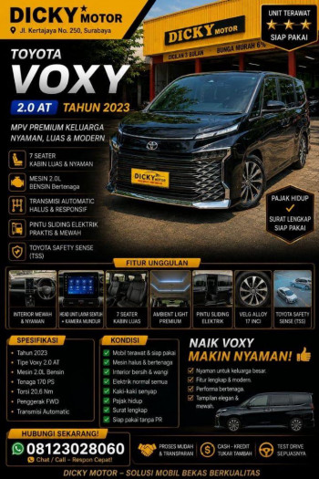 Toyota Voxy 2.0L Automatic 2023