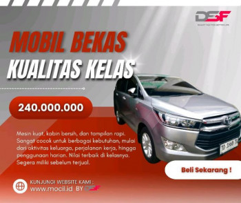 Toyota Innova 2.0L G Bensin Automatic 2017