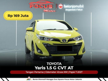 Toyota Yaris 1.5L G Automatic 2019