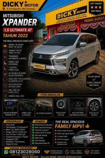 Mitsubishi Xpander 1.5L Ultimate Automatic 2020